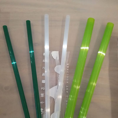 食品飲料の包装用 オーダーメイド PLA PP 生物分解性 ミルクバブル 紅茶ストレートストロー