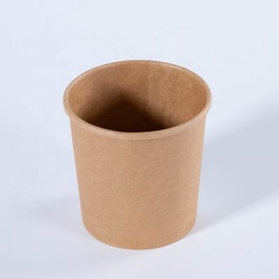 サラダ クラフト紙スープ ボウル/ 蓋付き 食品容器 持ち帰り ボウル