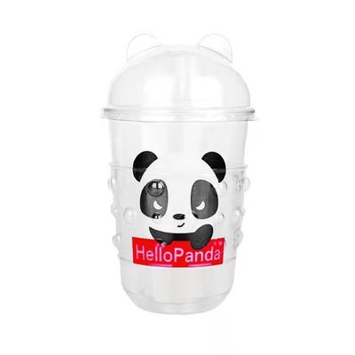 16 OZ カスタマイズされたロゴ プリント U 形 PET/RPET 飲料カップ コンポスタブルアイスクリーム