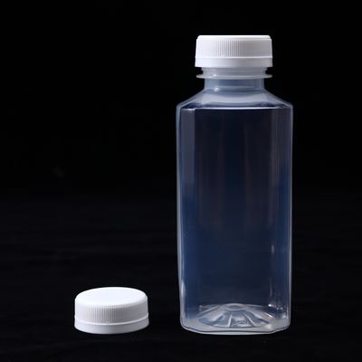250ml 350ml 500ml PP 耐熱プラスチック 蓋付きのグラスボトル OEM/ODM