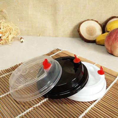 62mm/78mm/90mm/115mm 白/黒のPPプラスチックシッパー蓋 カフェカップの蓋