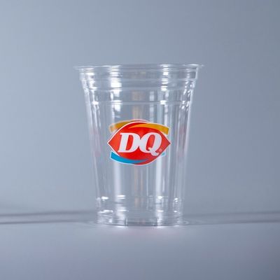 プラスチックフリー ボバコーヒー 飲料 生物分解性 PLA カップ スムージーショップ用の蓋付き