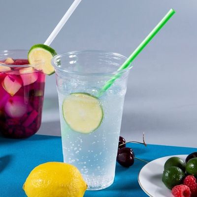 工業用飲料 180ml 透明 生物分解性 PLA 汁用プラスチックカップ