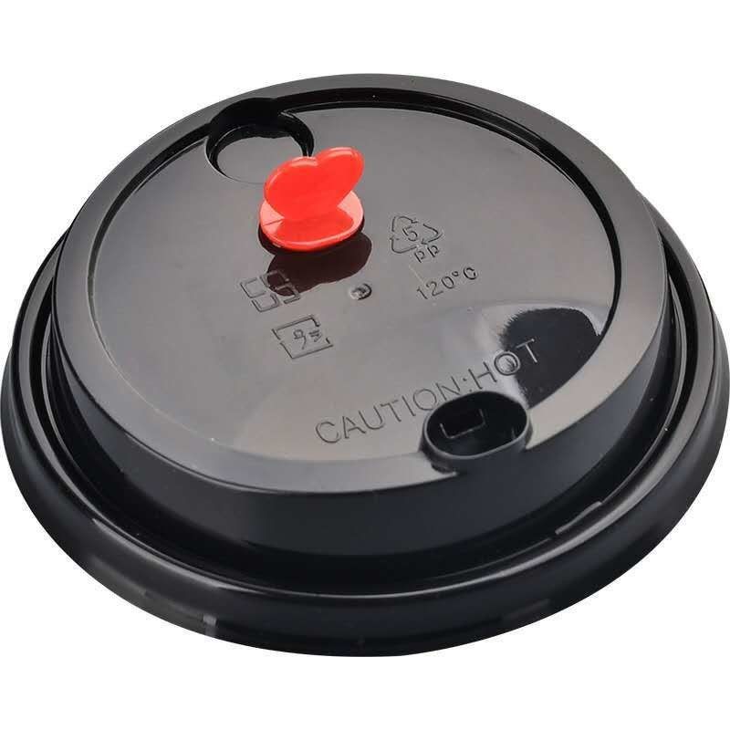 62mm/78mm/90mm/115mm 白/黒のPPプラスチックシッパー蓋 カフェカップの蓋